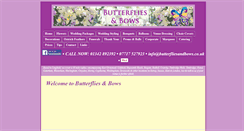 Desktop Screenshot of butterfliesandbows.co.uk